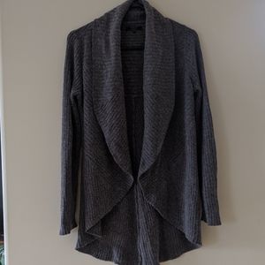 Knit cashmere or Merino open cardigan